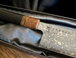 New Satake Kniv Omo Bunka Petty , 12 cm Sølv