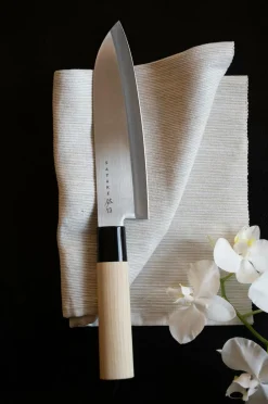 Best Satake Kokkekniv Houcho Santoku i balsaboks Træ/rustfrit