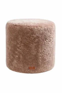 Online Shepherd Frida fåreskindspuf Stone