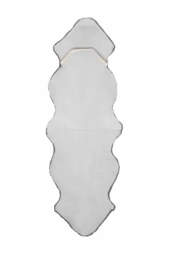 Outlet Skinnwille Fåreskind Curly Dobbelt Gotland Grey