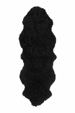 Discount Skinnwille Fåreskind Curly Dobbelt 001001black