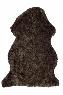 Hot Skinnwille Fåreskind Curly Brown mellange