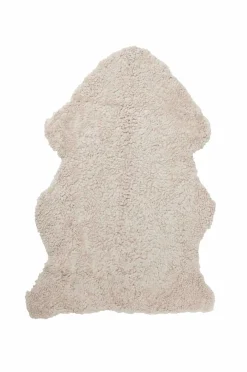 Discount Skinnwille Fåreskind Curly Sand