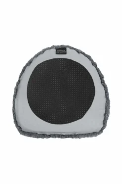 Clearance Skinnwille Fåreskindshynde formet Curly Charcoal grey silver