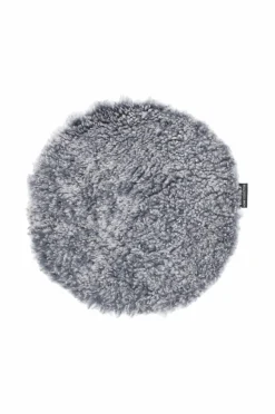 Best Skinnwille Pelshynde fåreskind rund Curly Grapphite
