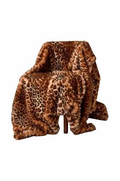 Best Skinnwille Pläd Leo 140x220 cm Brun