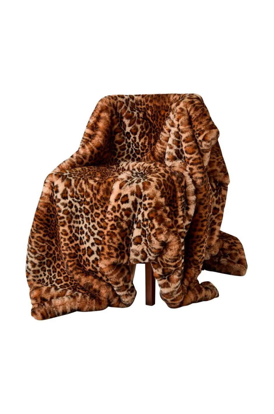 Best Skinnwille Pläd Leo 140x220 cm Brun