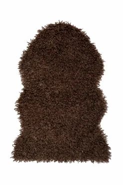 Hot Skinnwille Skind imitation Wooly Brown