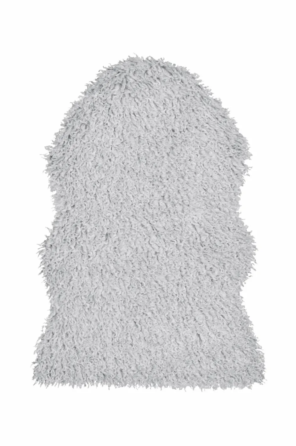 Hot Skinnwille Skind imitation Wooly Sølvfarvet