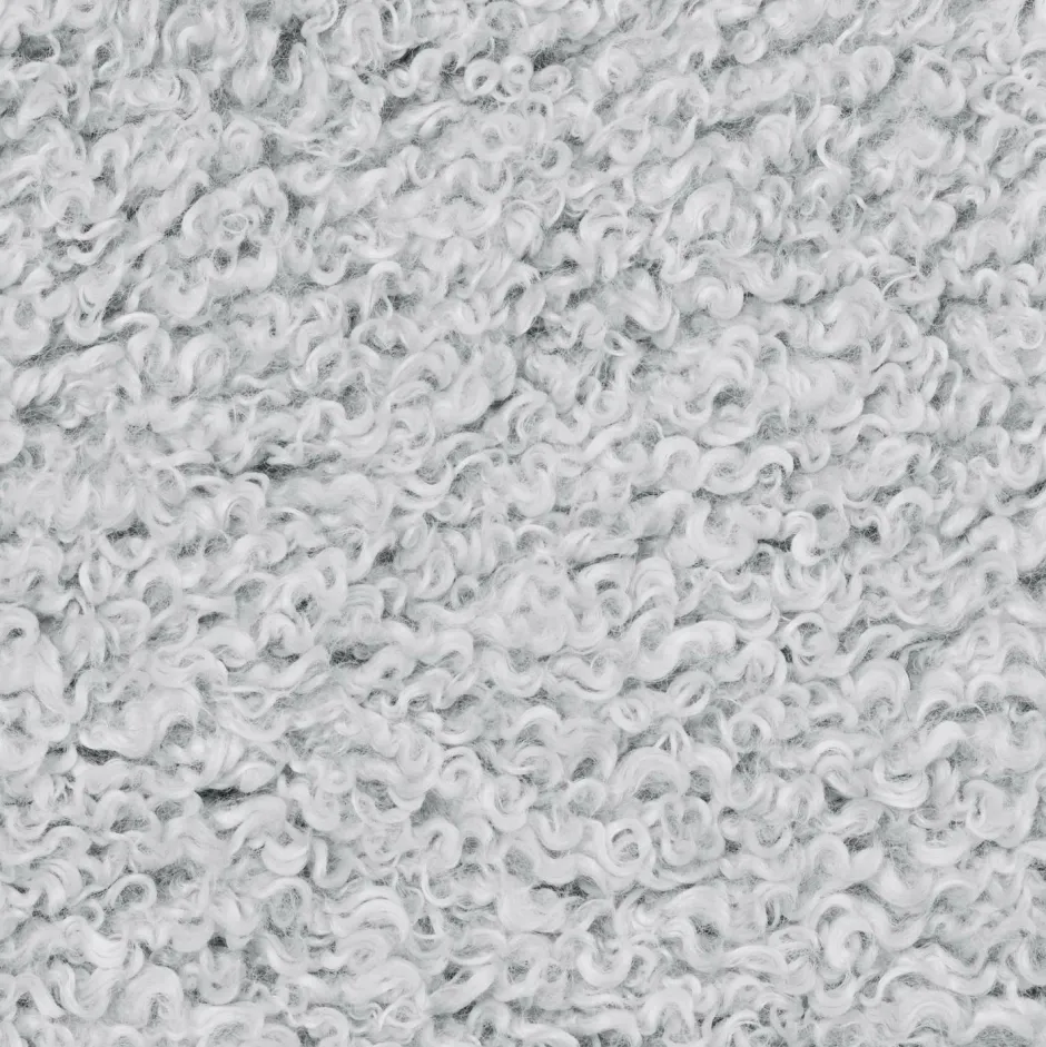 Hot Skinnwille Skind imitation Wooly Sølvfarvet