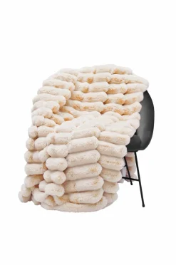 Best Skinnwille Tæppe Liny Beige