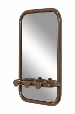Discount Spinder Design Retro Spejl Chokoladebrun
