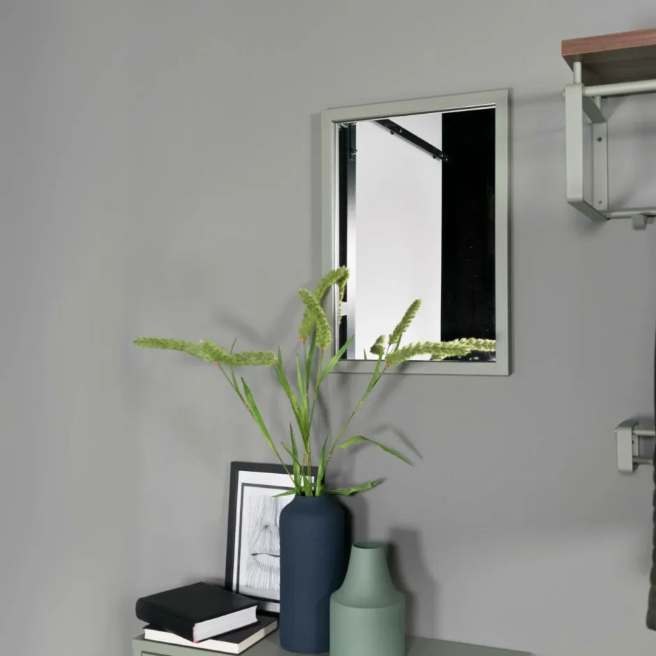 Clearance Spinder Design Spejl Senza M1 Støvet grøn