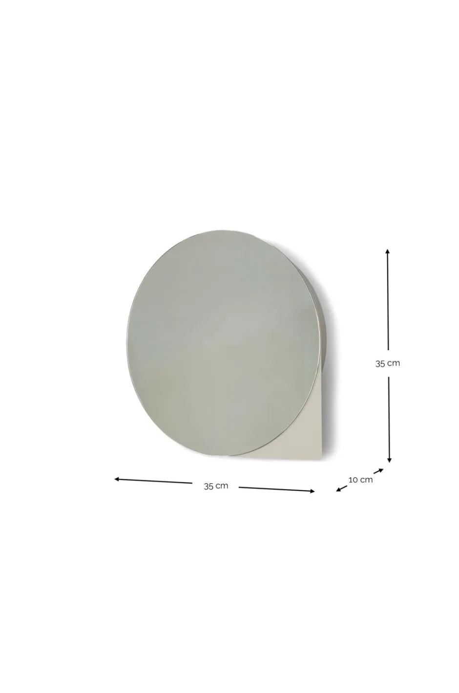 Best Spinder Design Spejlskab Sonnet S Silkeagtig taupe