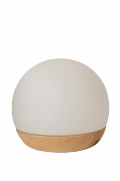 Best Spring Copenhagen Bærbar Bordlampe Spring Snowball Big Ø11 cm Hvid/natur
