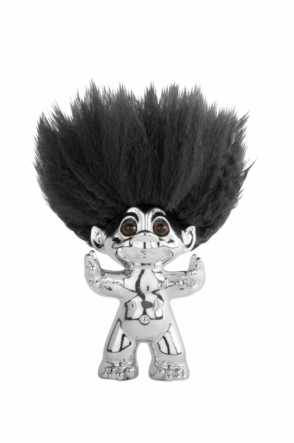 Sale Spring Copenhagen Held og lykke trold 9 cm Krom