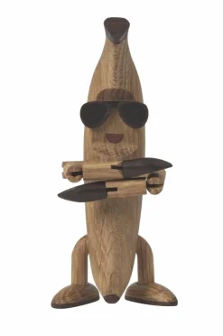 Sale Spring Copenhagen Trædekoration Benny Banana 13 cm Natur