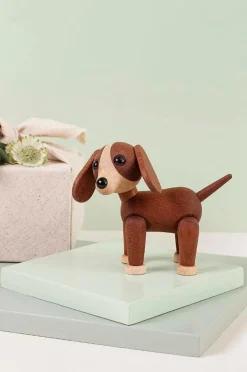 Sale Spring Copenhagen Trædekoration Twix Hund 11 cm Brun