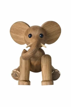 Clearance Spring Copenhagen Trædekoration Maggie Elefant 23,5 cm Natur