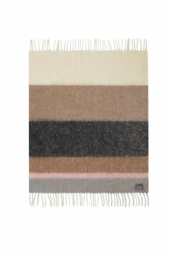 Discount Stackelbergs Plaid mohairstribe Brun, sort og rosa stribe