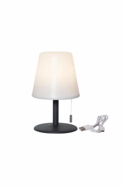 Outlet Star Trading BORDLAMPE GARDENLIGHT KRETA USB Hvid