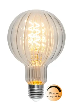 Best Star Trading LED E27 G95 Line Klar Glas