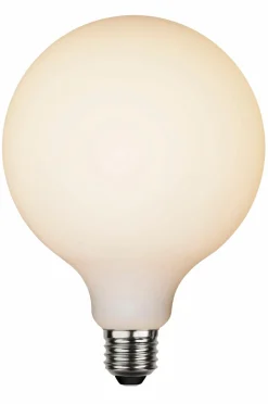 Sale Star Trading LED-pære E27 G95 opaque double coating Hvid