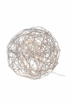Star Trading Lyskæde Trassel 30 cm udendørs Silver