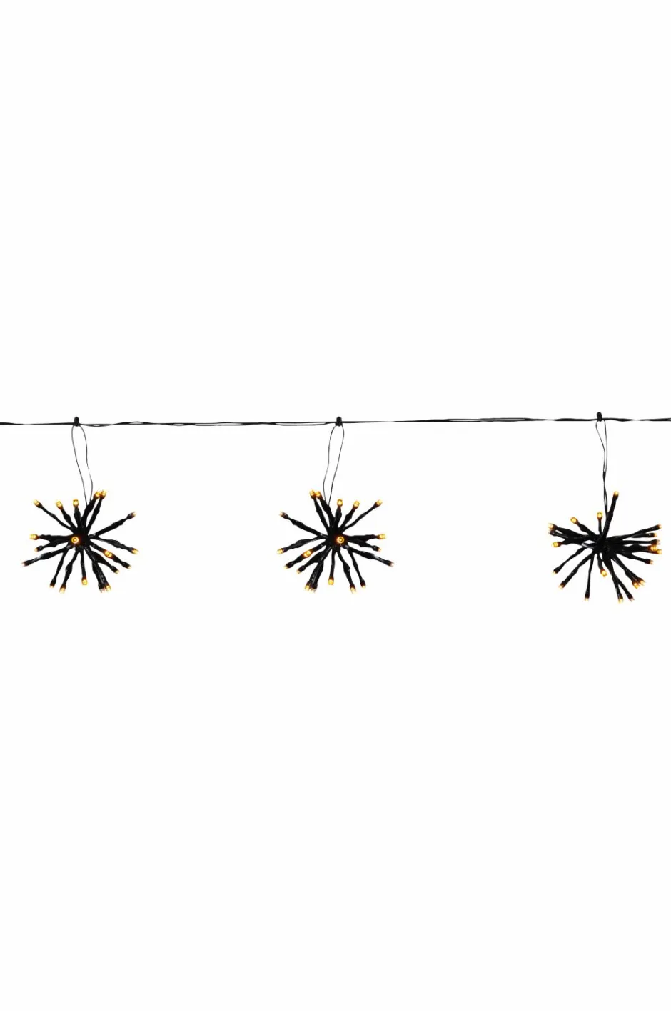 Best Star Trading Lyskæde Flower Curtain 001001black