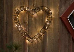 Discount Star Trading Outdoordecoration Vicke Heart Brun