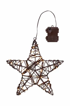 Outlet Star Trading Outdoordecoration Vicke Star 30 cm Brun