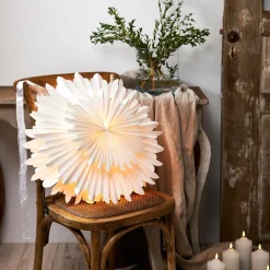 Best Star Trading Paperstjerne krystal 50 cm Hvid
