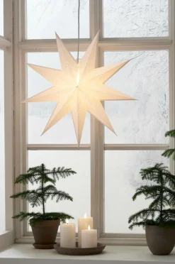 Clearance Star Trading Paperstjerne Lysa 60cm Hvid
