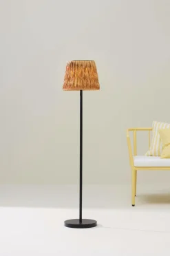 Discount Star Trading Solcellelampe Cesta 127 cm Brun