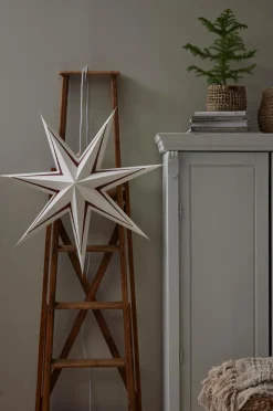 Star Trading Stjerne Stribe 80cm Rød