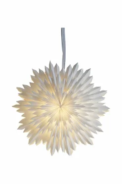 Clearance Star Trading Stjerne Ice 50cm Hvid