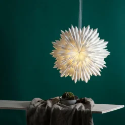Clearance Star Trading Stjerne Ice 50cm Hvid