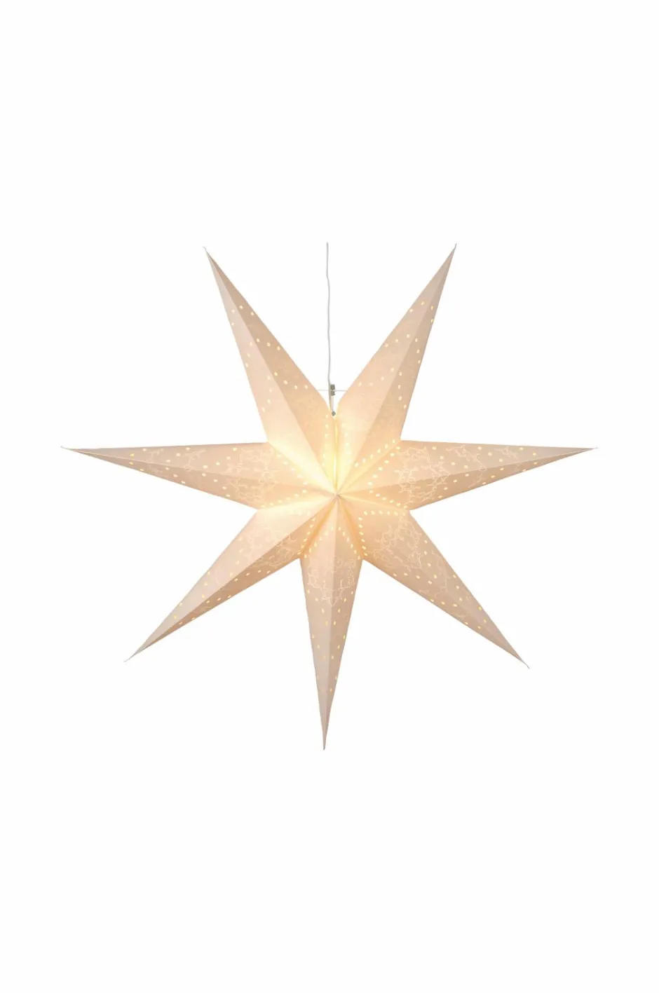 Sale Star Trading Stjerne Sensy 100cm Hvid