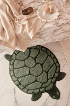 New Staycation Badeværelsesmåtte Lazy 75x98 cm Green glossy