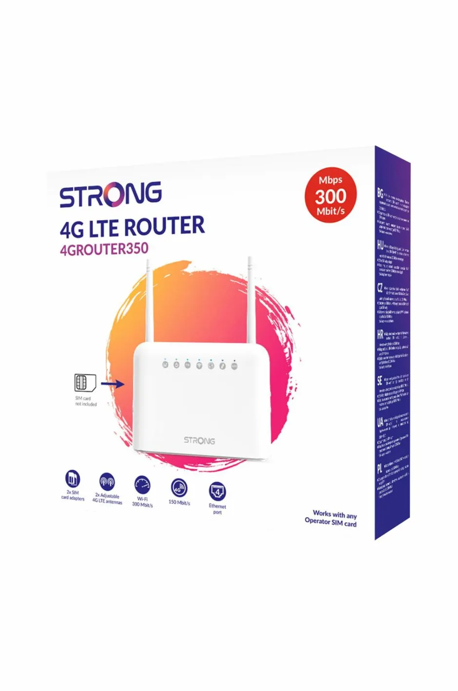 Strong 4G-router Wifi 300Mbit/s No color