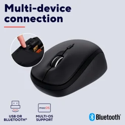 Hot Trust Trådløs mus Yvi+ Bluetooth / 2,4 Ghz No color