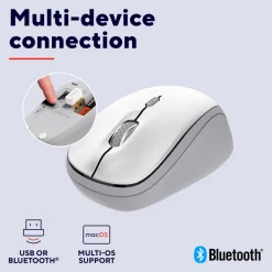 Hot Trust Trådløs mus Yvi+ Bluetooth / 2,4 Ghz No color