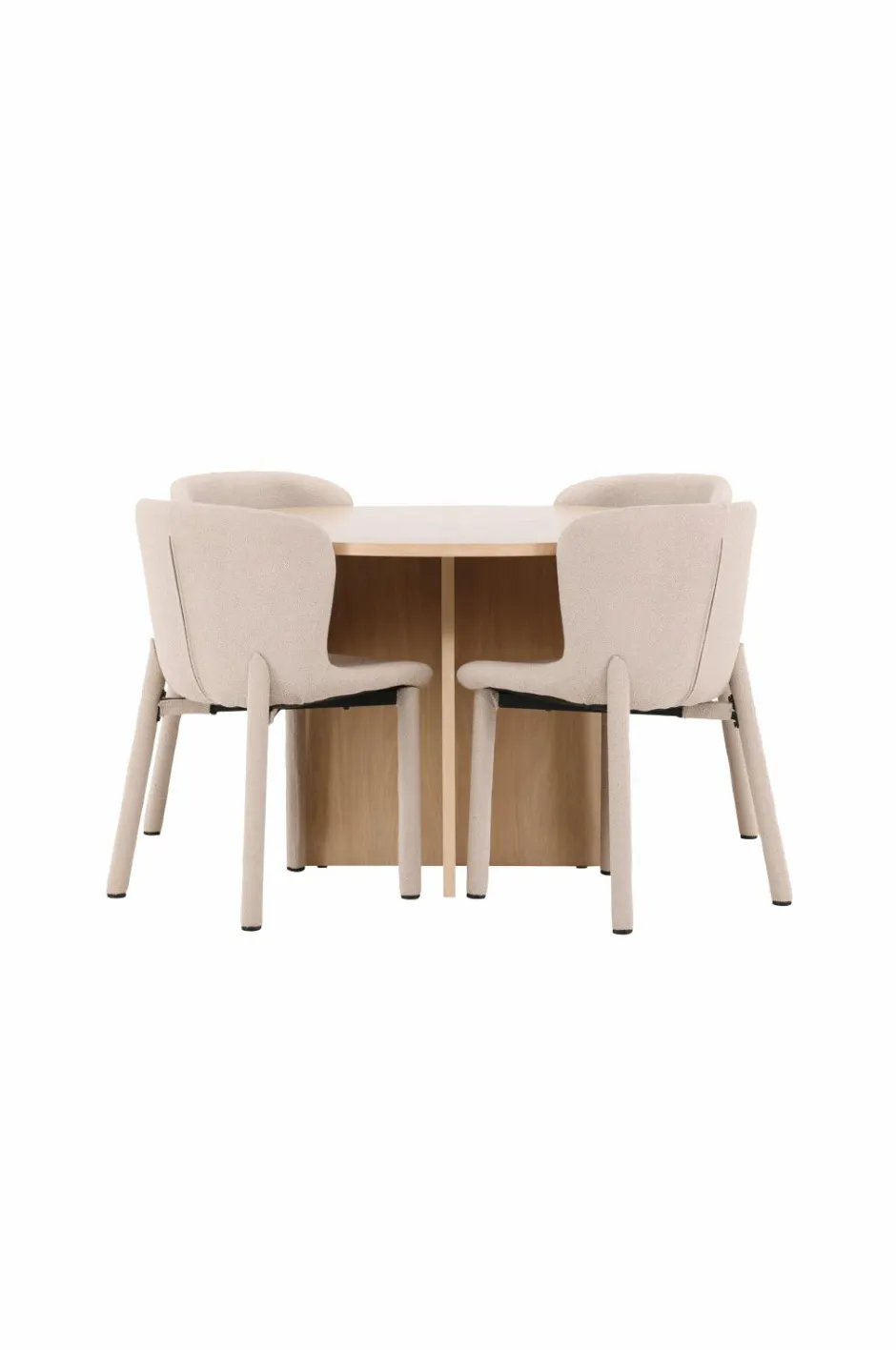 Hot Venture Home Spisebord Strada med Astoria-stol Beige