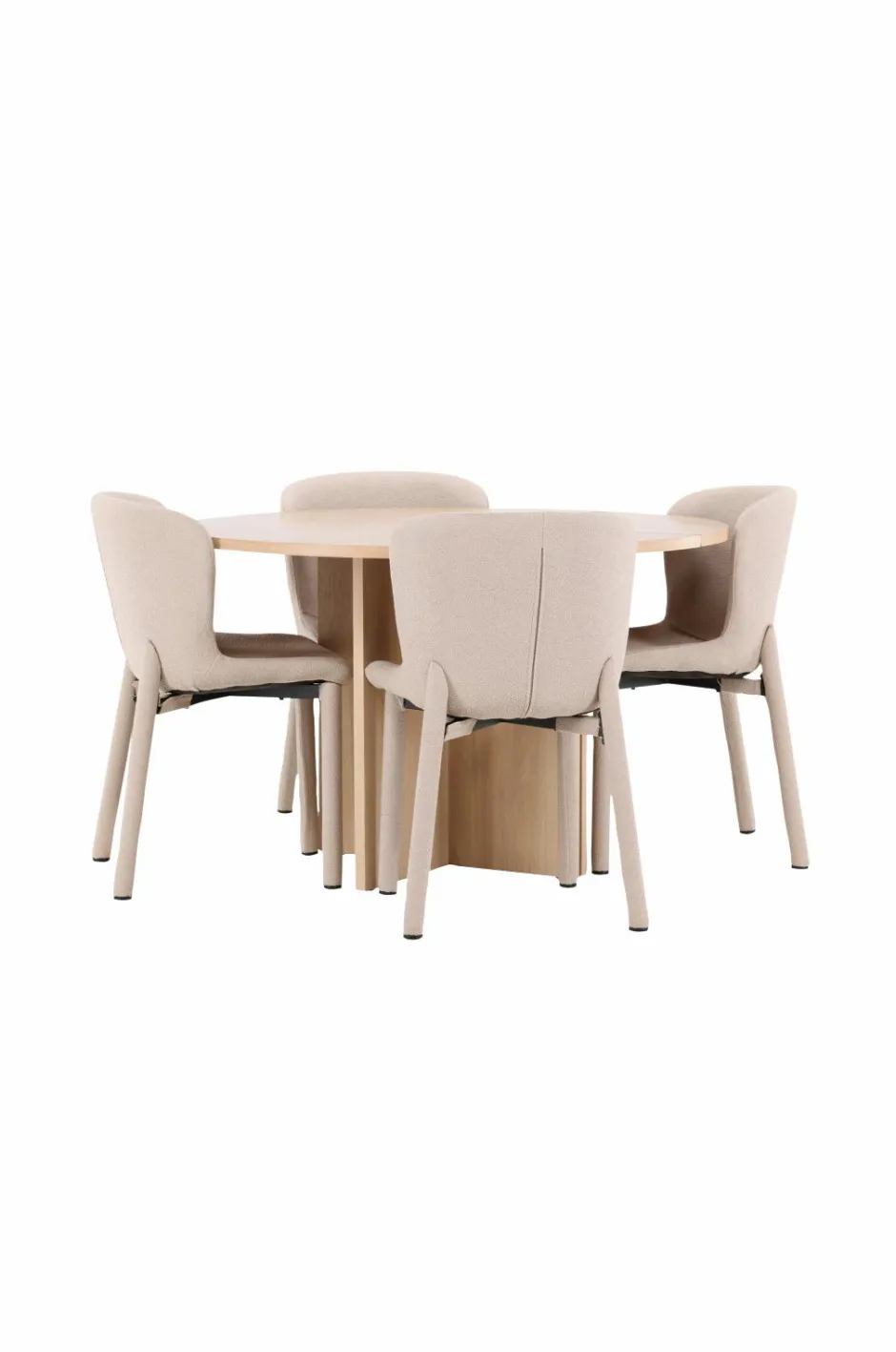 Hot Venture Home Spisebord Strada med Astoria-stol Beige