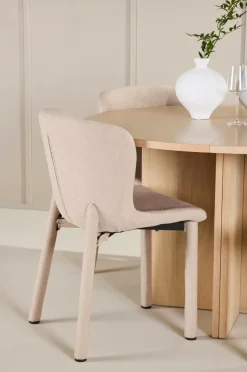 Hot Venture Home Spisebord Strada med Astoria-stol Beige