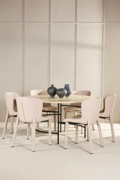 Hot Venture Home Spisebord Copenhagen med Astoria-stol Beige