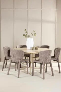 Venture Home Spisebord Copenhagen med Astoria-stol Brun