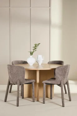 Hot Venture Home Spisebord Strada med Astoria-stol Brun
