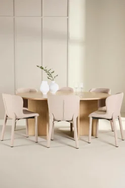 Best Venture Home Spisebord Strada med Astoria-stol Beige