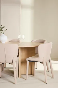 Best Venture Home Spisebord Strada med Astoria-stol Beige